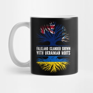 Falkland Islander Grown with Ukrainian Roots Flag Mug